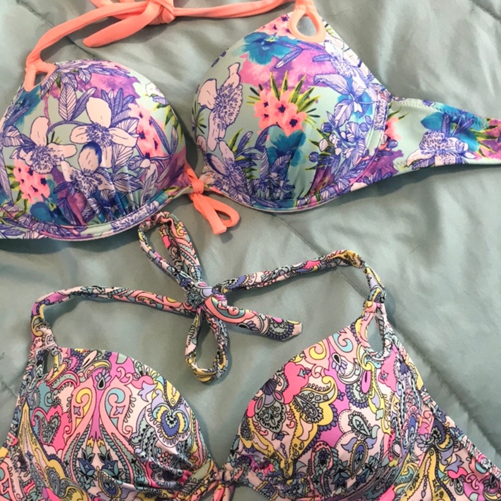 2 VS swimsuit tops